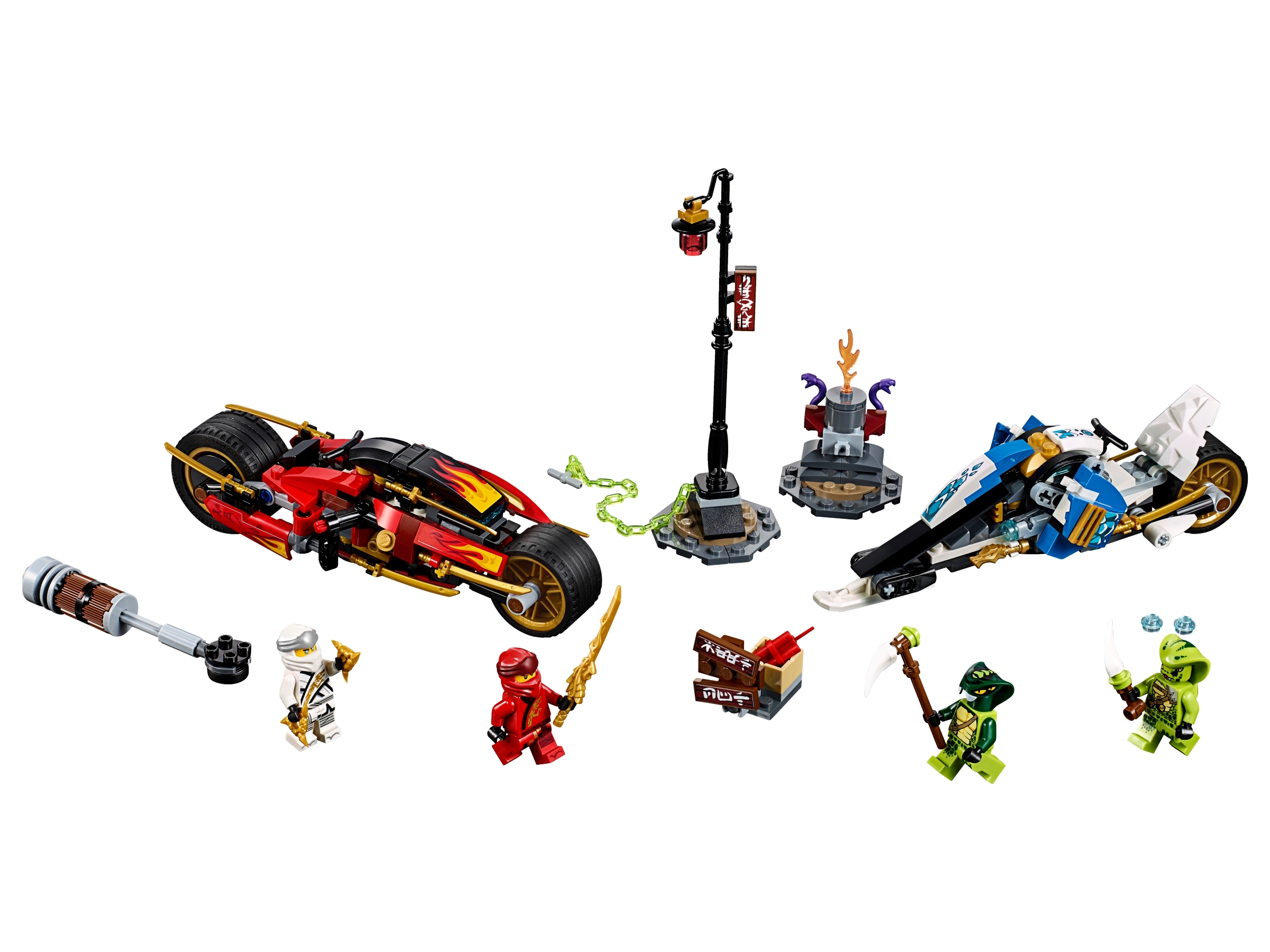 Kai's Blade Cycle & Zane's Snowmobile 70667 | NINJAGO® Buy online at the Official LEGO® Shop US