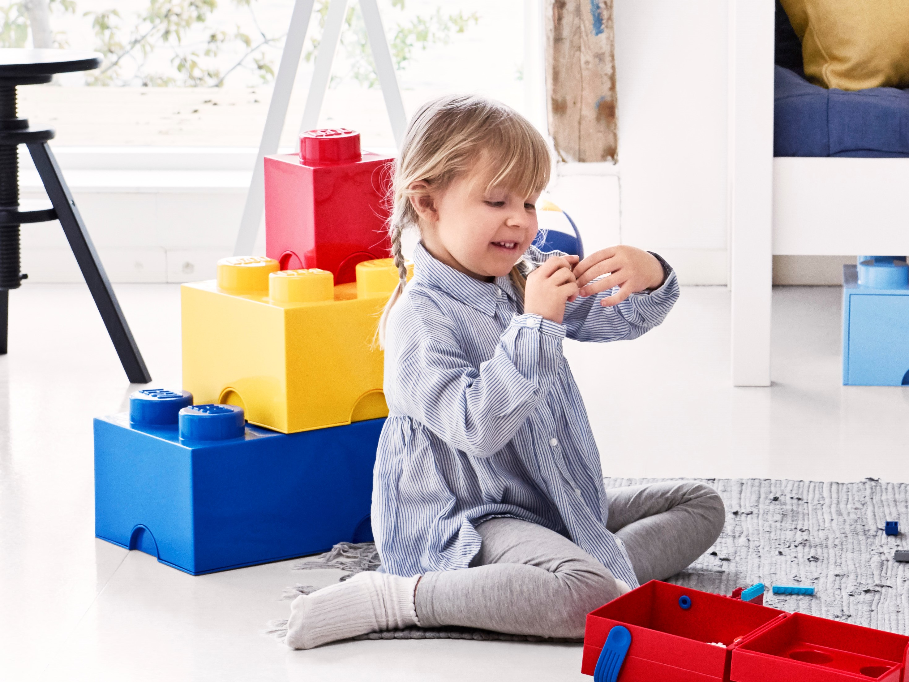 Lego Storage Brick Box 4 - Red