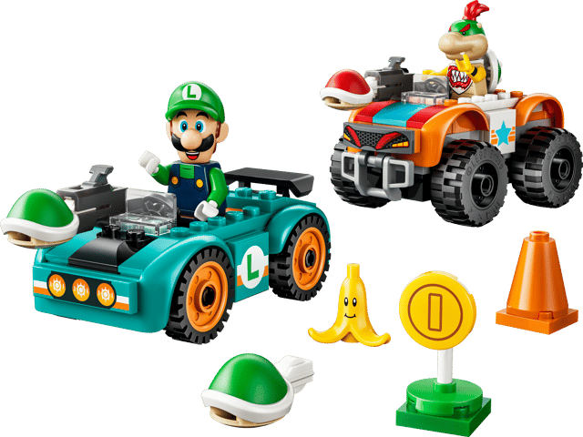 LEGO 72056 Luigi & Bowser Jr.'s Race, official product image