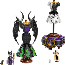 Maleficent's and Cruella De Vil's Dresses