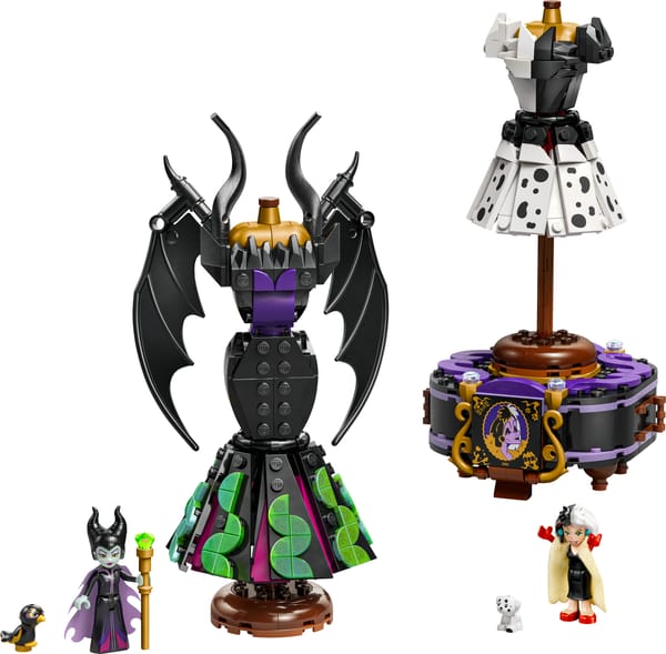 Maleficents og Cruella De Vils kjoler