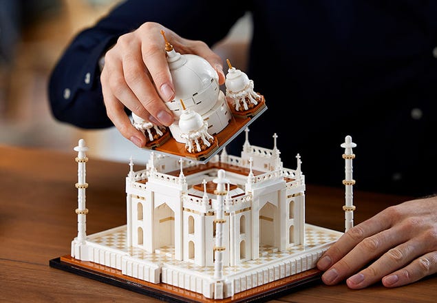 LEGO Architecture 21056 Taj Mahal - LEGO Speed Build Review 
