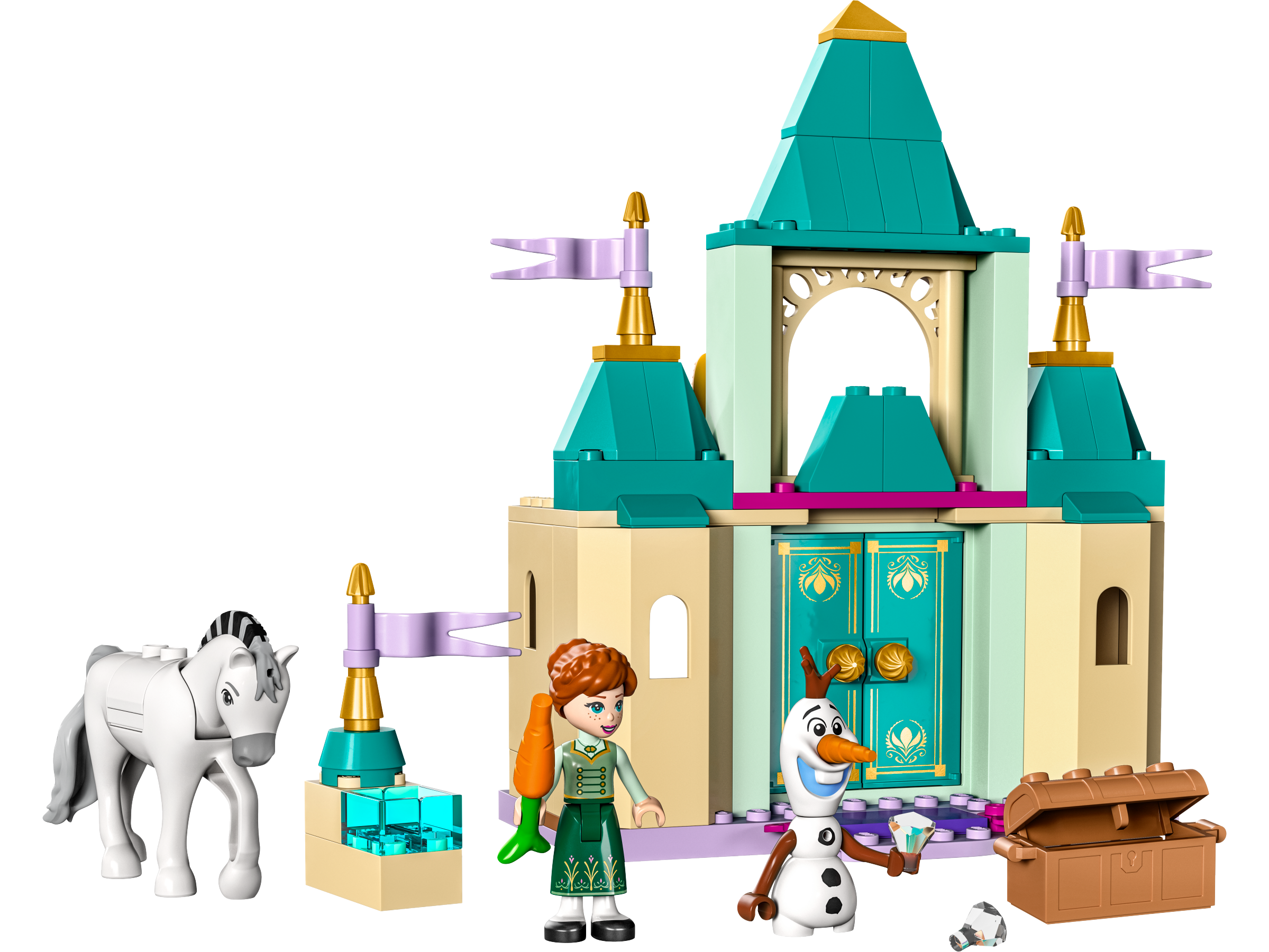 Soldaat supermarkt satelliet Anna en Olaf Plezier in het kasteel 43204 | Frozen | Officiële LEGO® winkel  NL