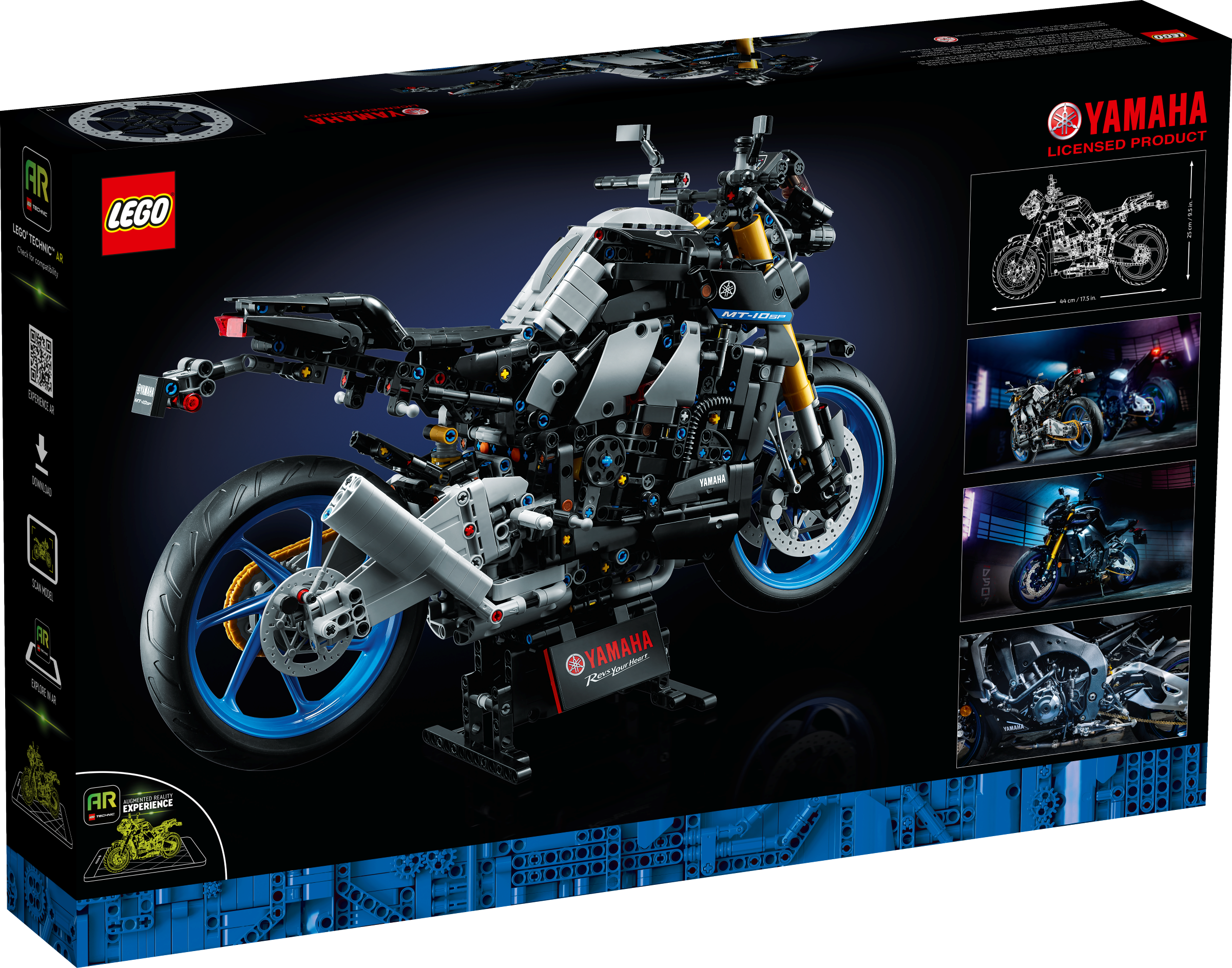 LEGO Technic Yamaha MT-10 SP 42159 Advanced Building Set for Adults, This  Iconic Motorcycle Model for Build and Display Makes a Great Gift for Fans  of