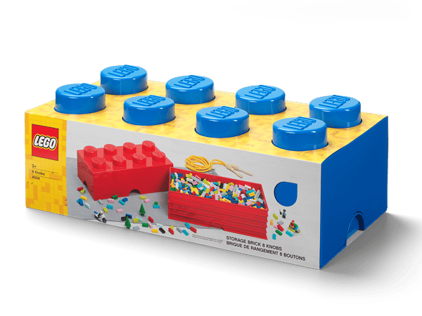 LEGO 5006921 La brique de rangement 8 tenons – bleu — visuel 2 sur 4