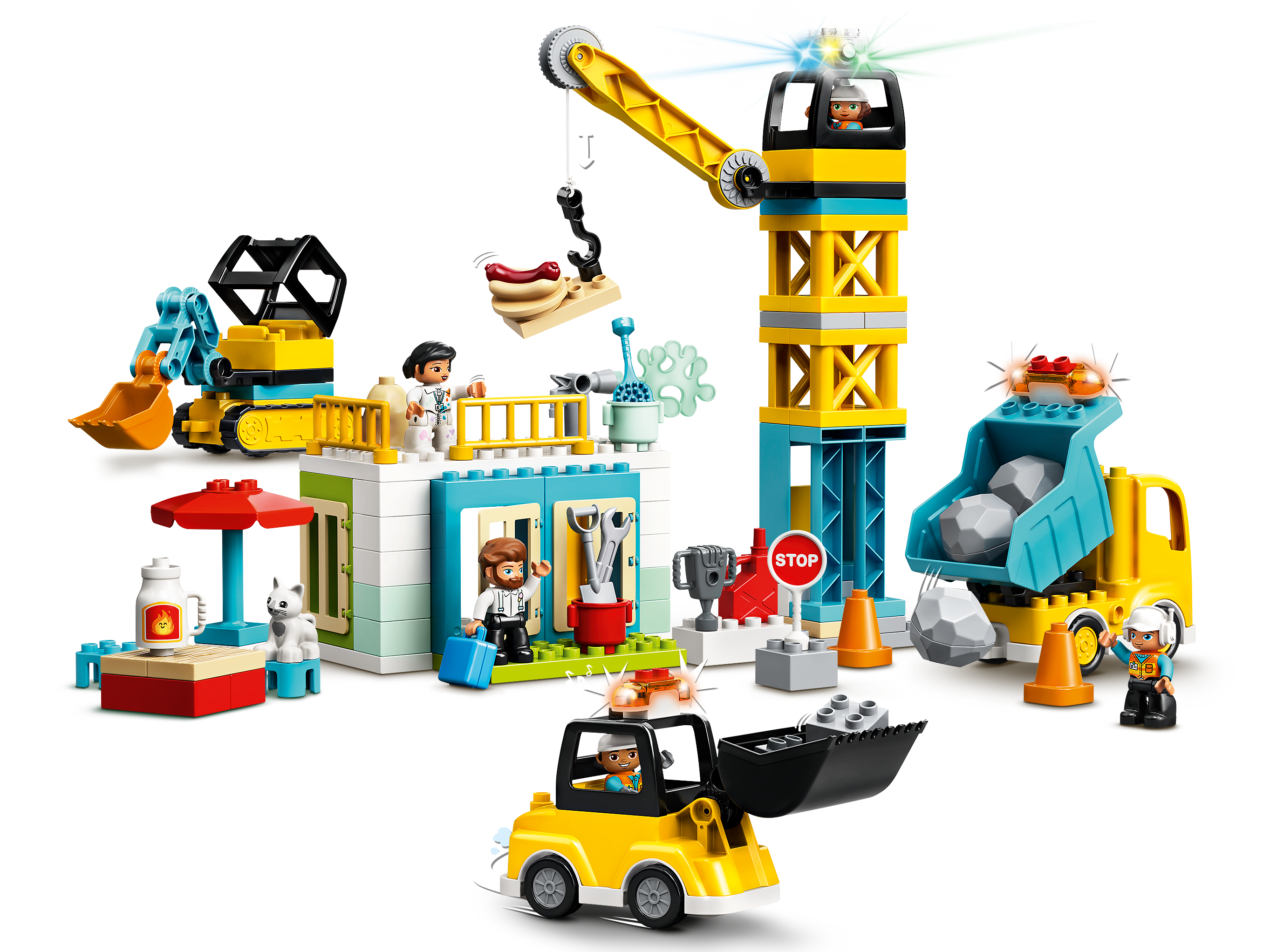 Tower Crane & Construction | DUPLO® Buy online at Official LEGO® Shop