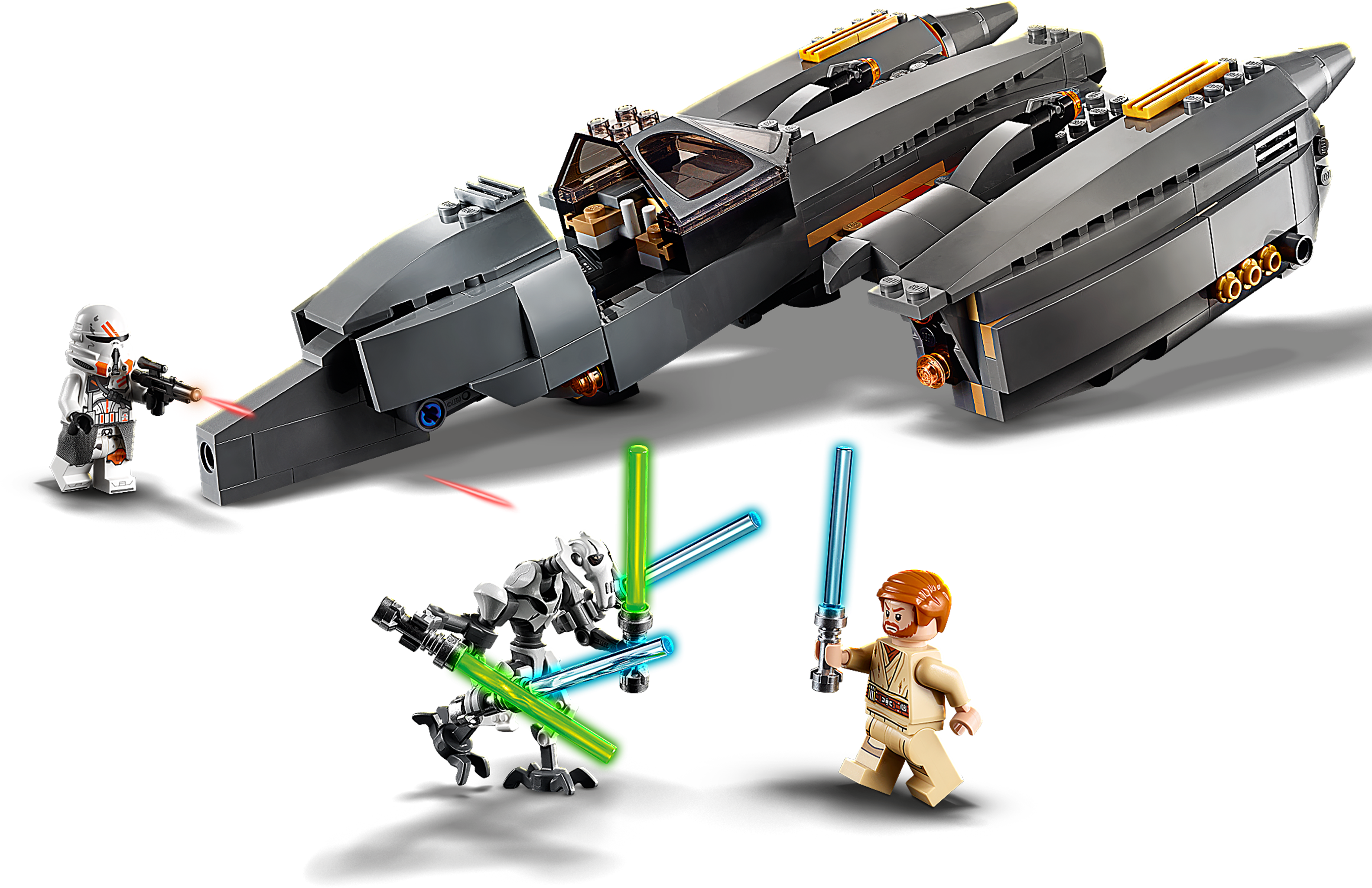 LEGO® Star Wars™ Figur aus Set 75286 General Grievous™ mit 4 Lichtschwert NEU 
