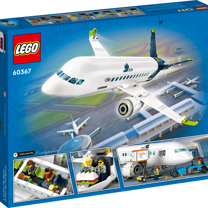 Passenger Airplane 60367 | City | Buy online at the Official LEGO Passenger Airplane 60367 | City | Buy online at the Official LEGO