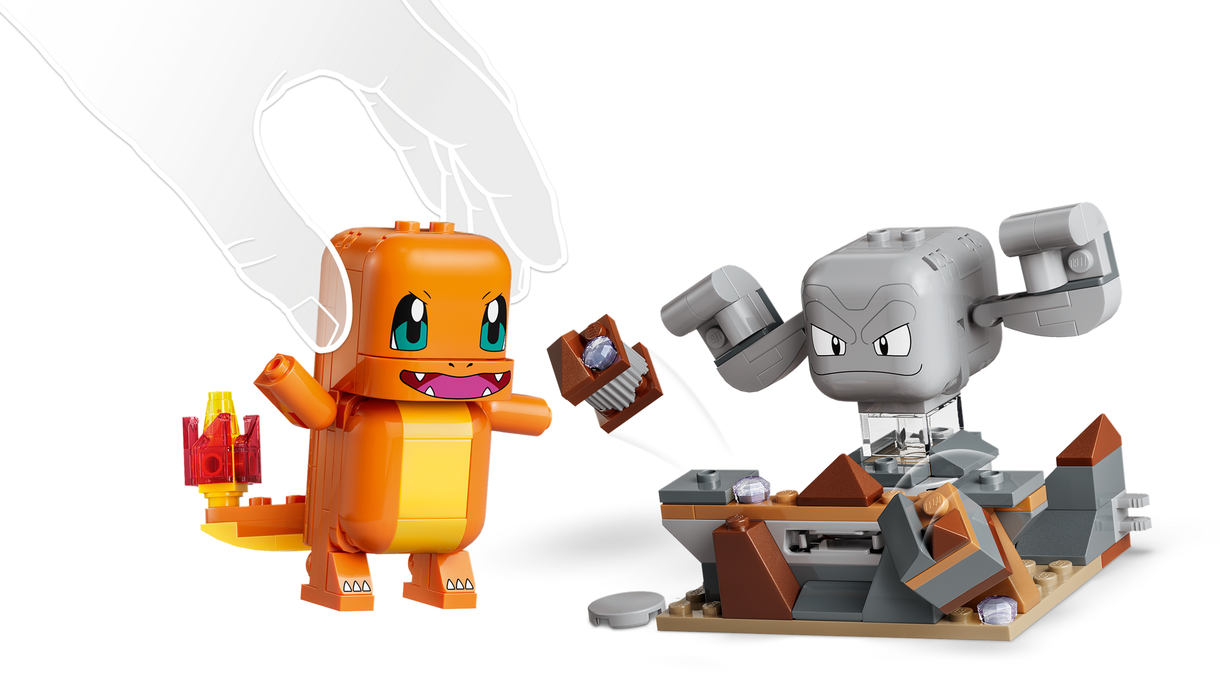 SMART Play™: Charmander and Geodude's Cavern Clash 72157 | Pokémon