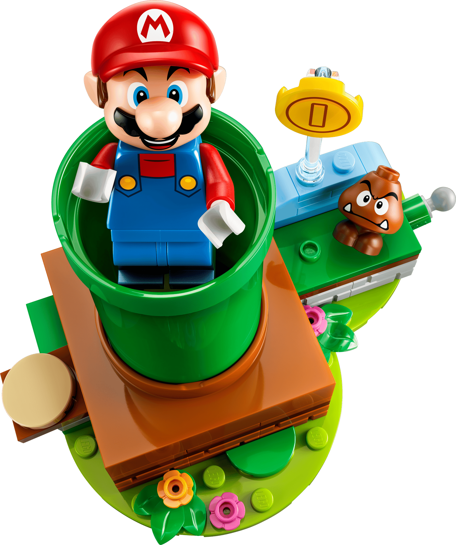 LEGO Super Mario 72052 Mario's Pipe Jump minifigure-scale set
