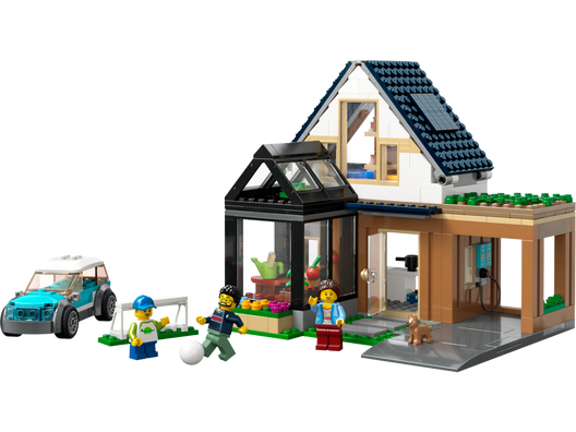 LEGO 60398 - Familiehus og elbil