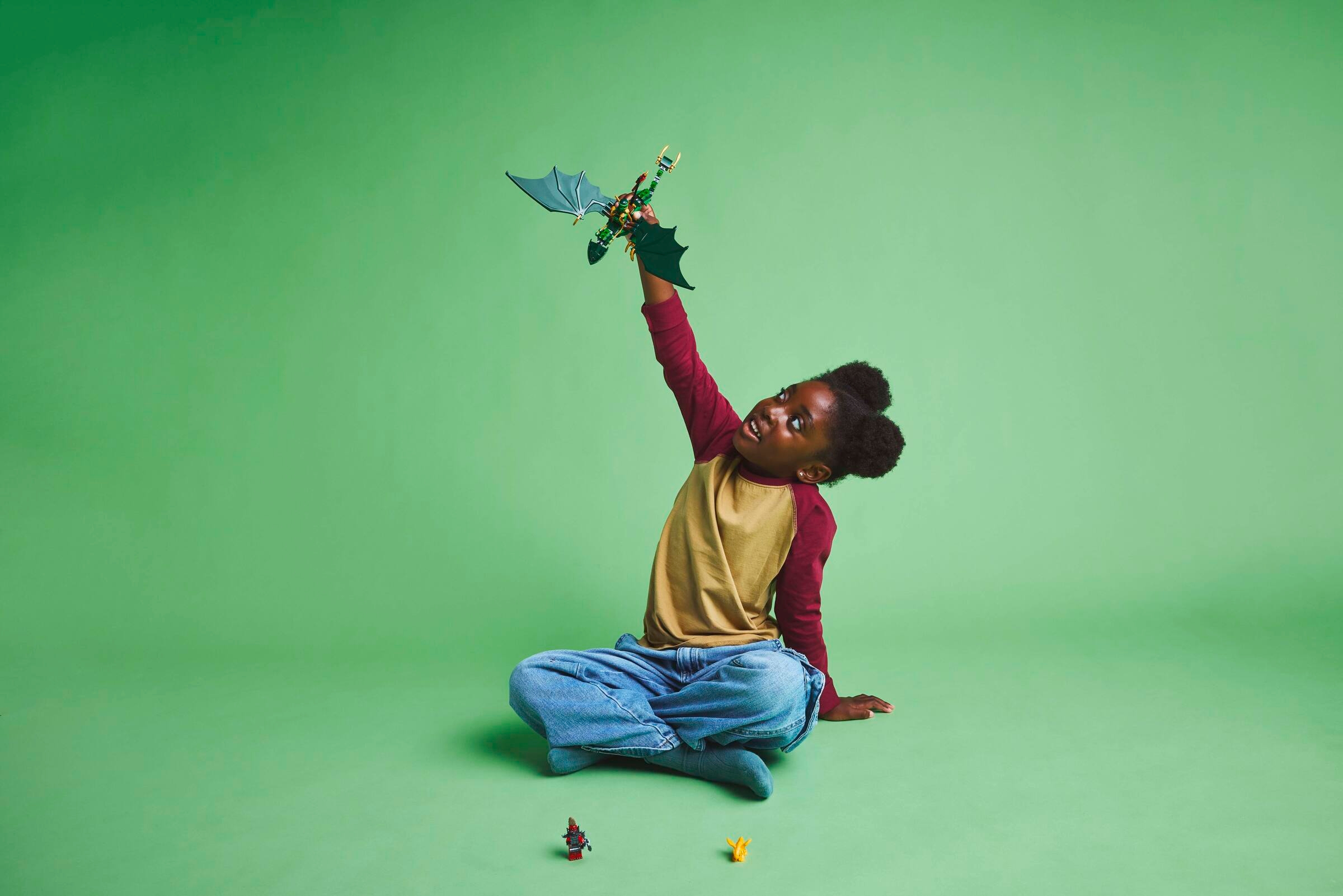 Lloyd's Green Forest Dragon 71829 | NINJAGO® | Buy online at the