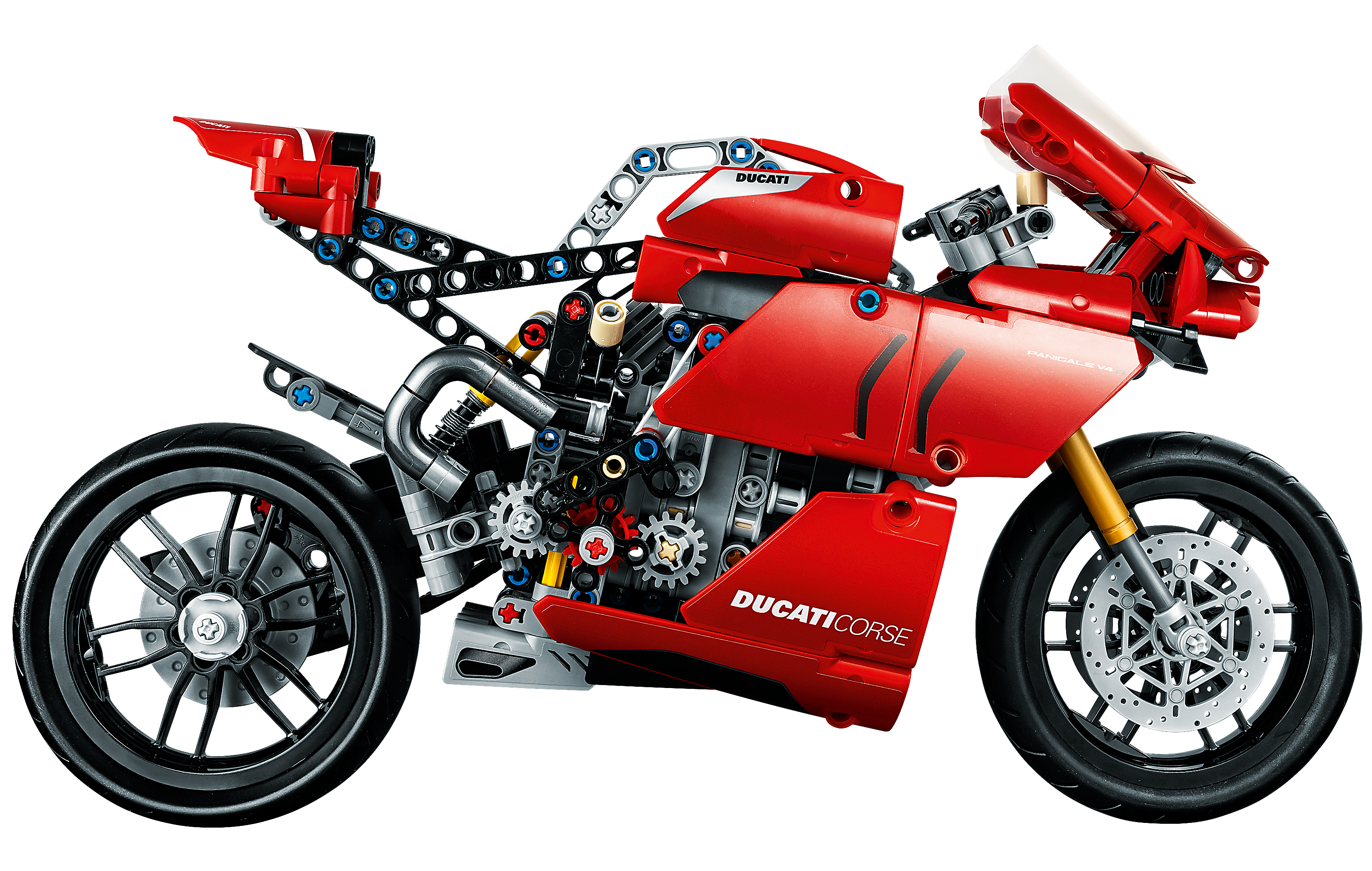 LEGO Technic Ducati Panigale V4 R Motorcycle Model Set 42107