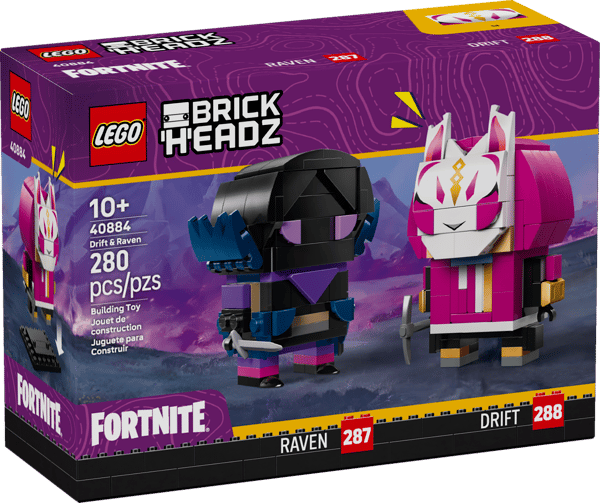LEGO 40884 Figurines de Nomade et Corbeau — visuel 2 sur 3