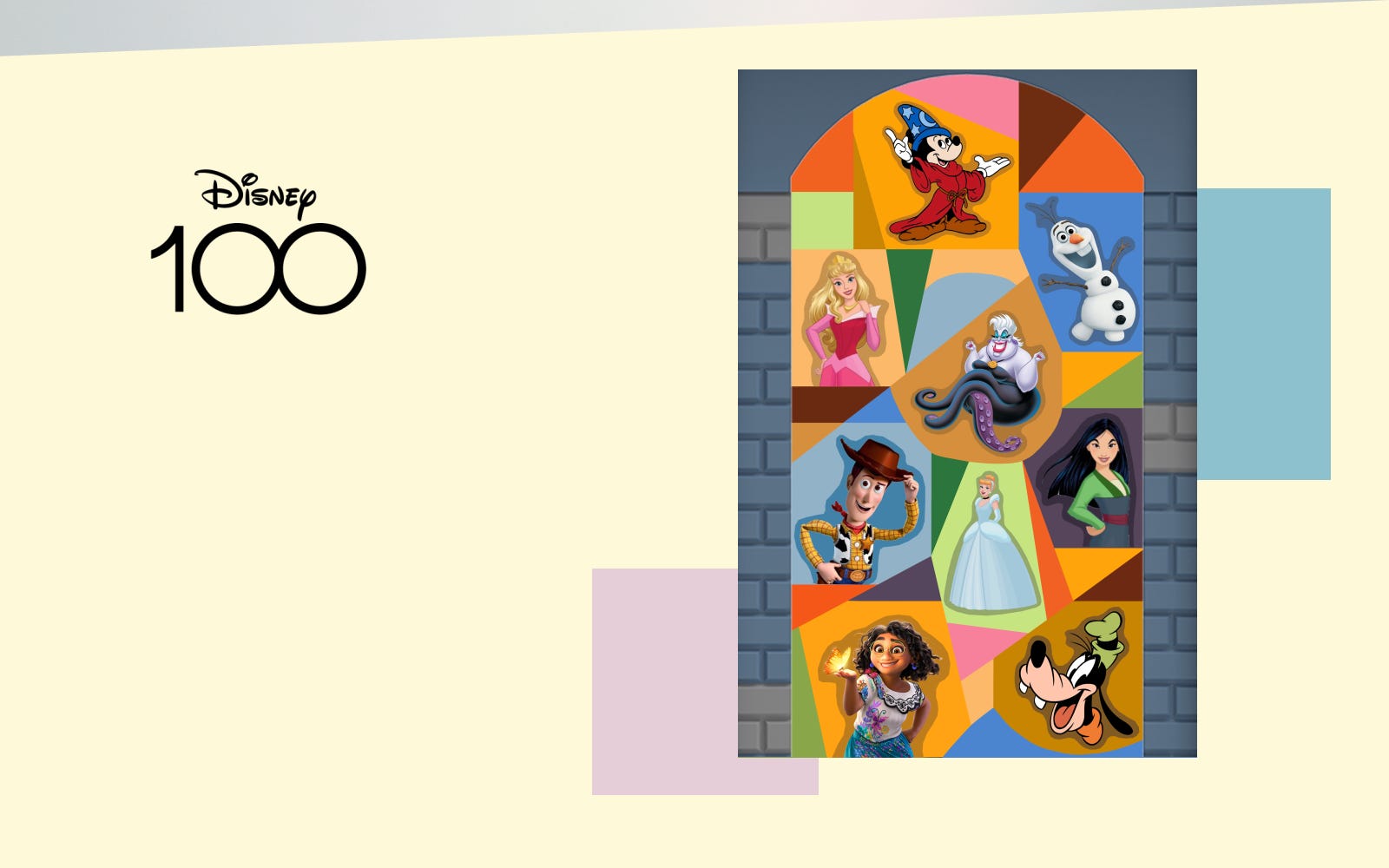 Puzzle 100 Ans Disney 1000 pcs Mosaïque