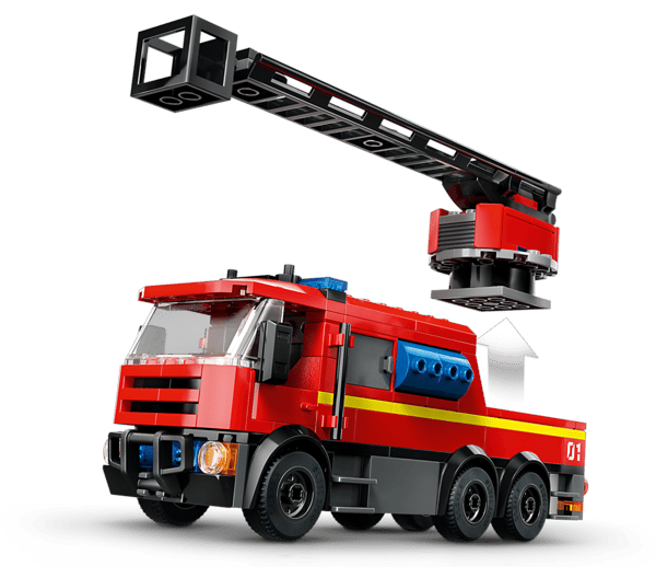 LEGO 60414 La caserne et le camion de pompiers — visuel 4 sur 8