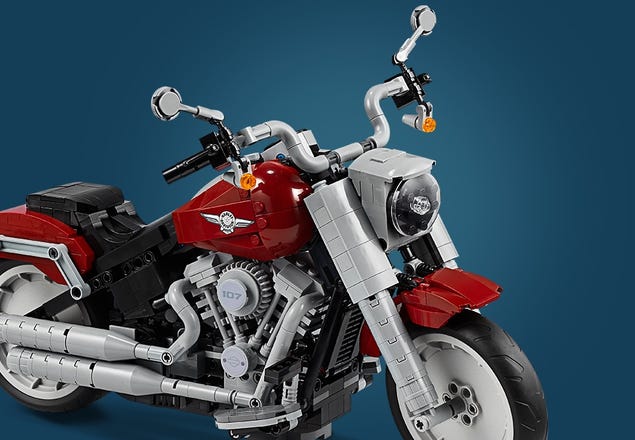 Secréte læber Studerende Harley-Davidson® Fat Boy® 10269 | Creator Expert | Buy online at the  Official LEGO® Shop US