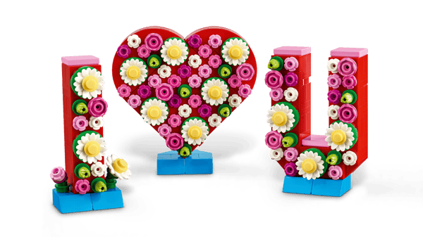LEGO 40867 Les lettres LOVE — visuel 4 sur 8