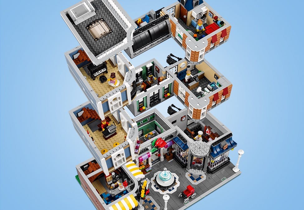 Lego Assembly Square 10255 10255 Lego Set Assembly Square 10255