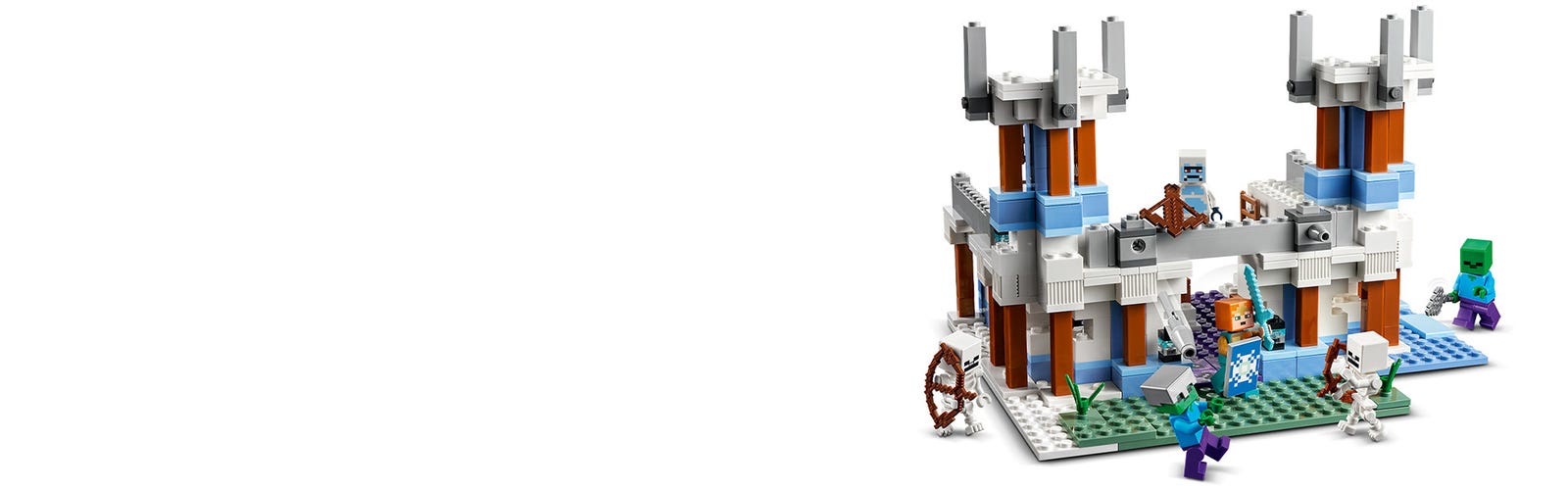 Soldes LEGO Minecraft - Le château de glace (21186) 2024 au meilleur prix  sur