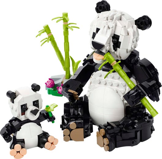 LEGO 31165 - Vilde dyr: Pandafamilie