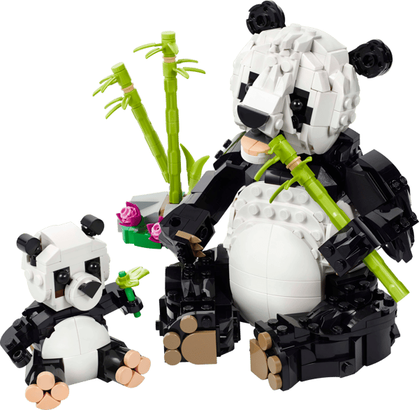 LEGO 31165 Animaux sauvages : la famille de pandas