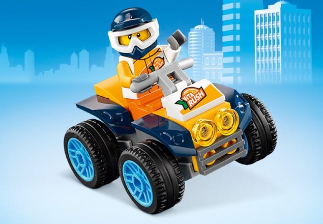 LEGO 60255 CITY Nitro Wheels Stunt Team Set with Motorbike The
