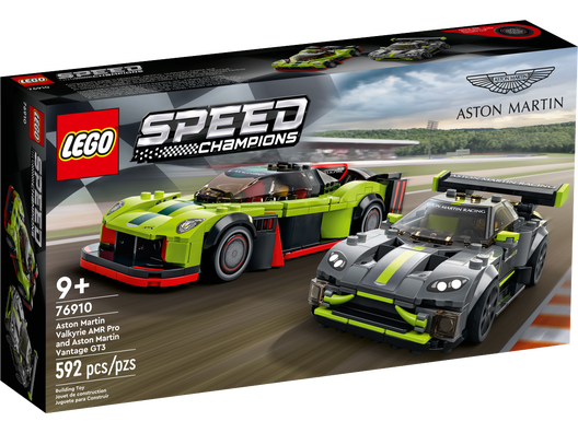 LEGO 76910 - Aston Martin Valkyrie AMR Pro og Aston Martin Vantage GT3