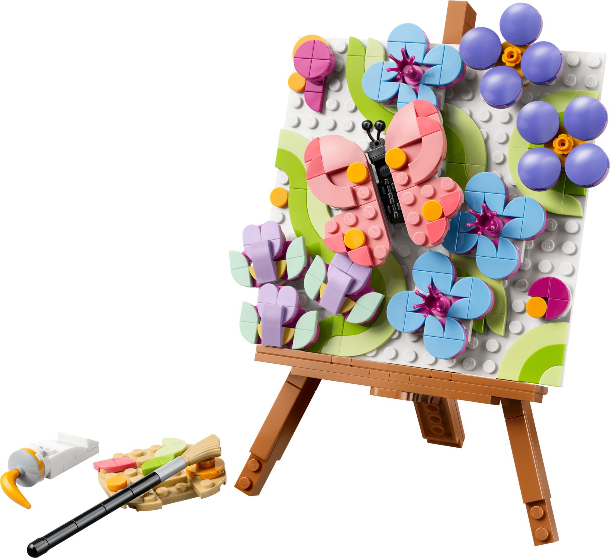 Set  LEGO Creator 31390 Floral Art Decor Painting