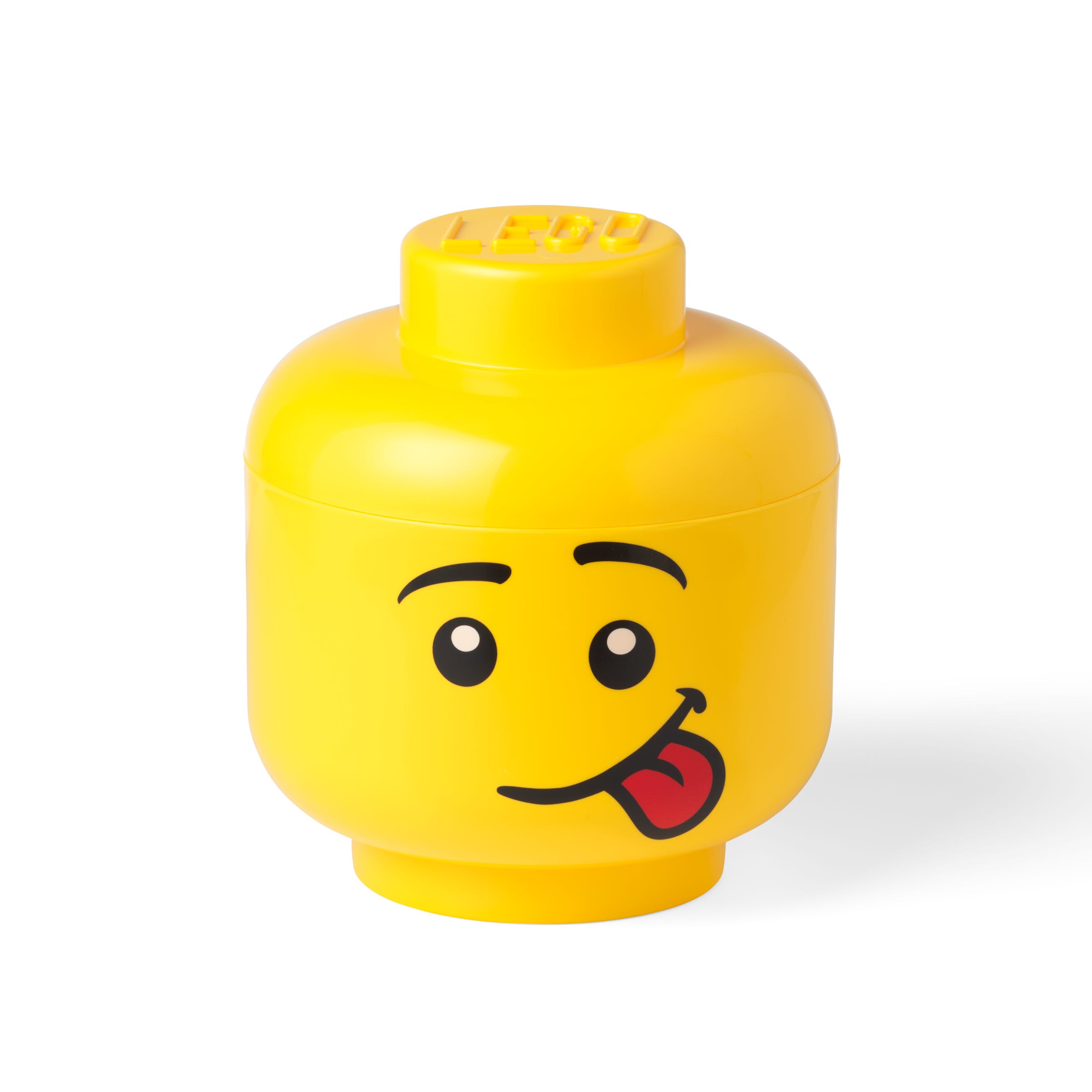 Zdjęcia - Akcesoria do produktów dla dzieci Lego Duży pojemnik w kształcie głowy śmiesznej minifigurki 