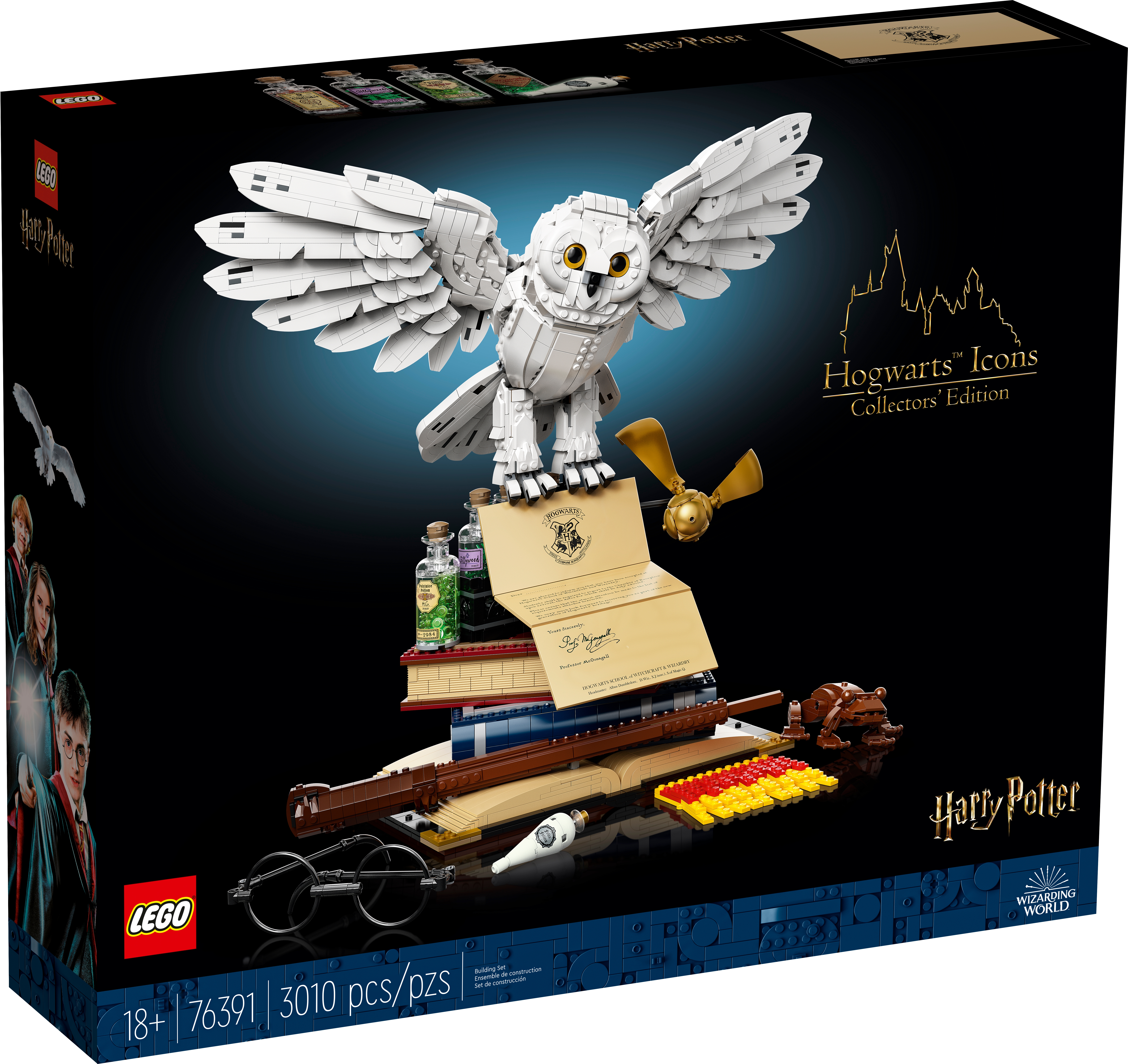 LEGO 76391 Harry Potter Glasses from Hogwarts Icons Collectors Edition