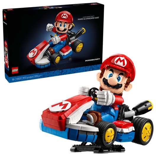 LEGO 72037 - Mario Kart™ – Mario og Standard Kart