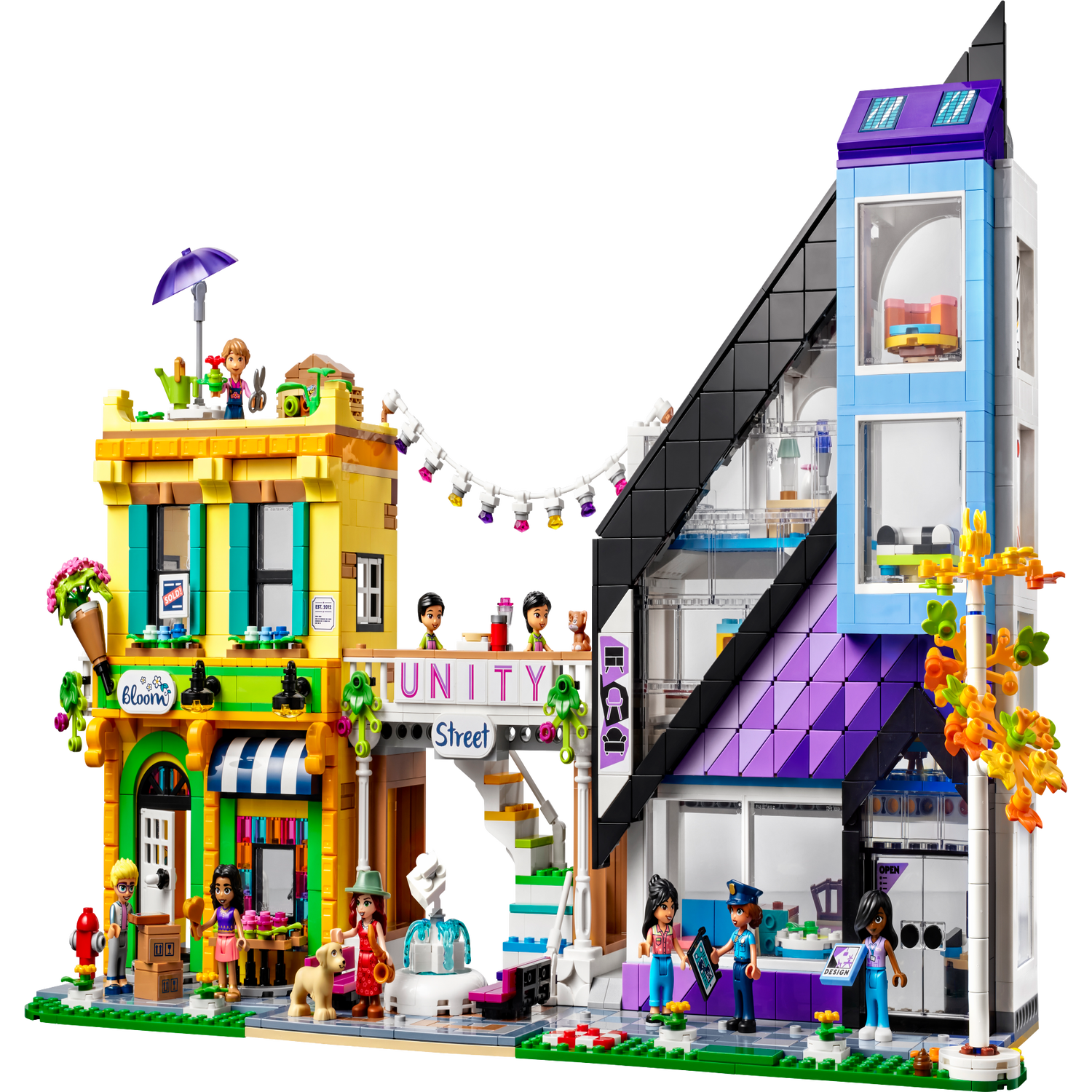 LEGO® – Bloemen- en decoratiewinkel in de stad – 41732