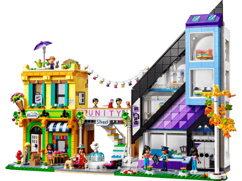 Negozio di design e fioraio del centro — set LEGO 41732