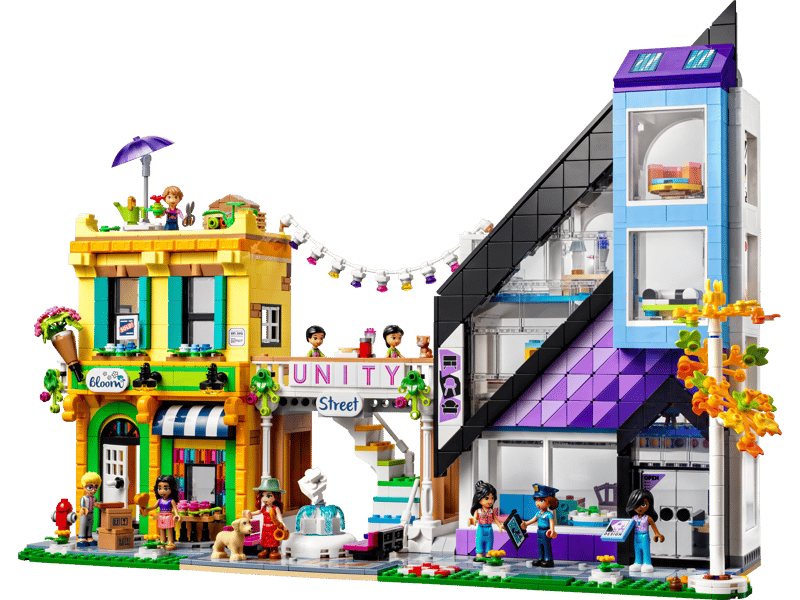 Negozio di design e fioraio del centro — set LEGO 41732