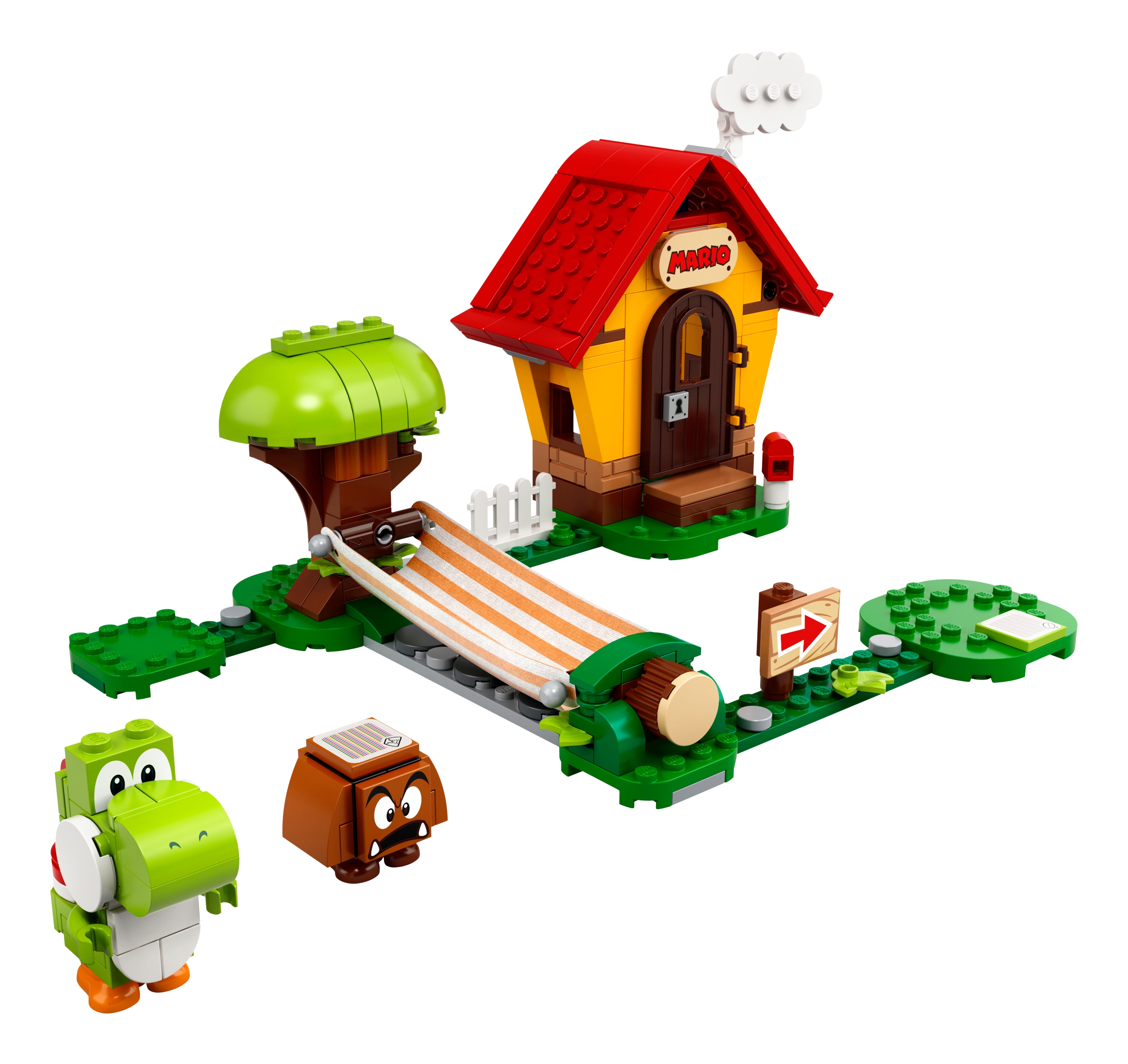Tilbageholdenhed Potentiel tilstrækkelig Mario's House & Yoshi Expansion Set 71367 | LEGO® Super Mario™ | Buy online  at the Official LEGO® Shop US