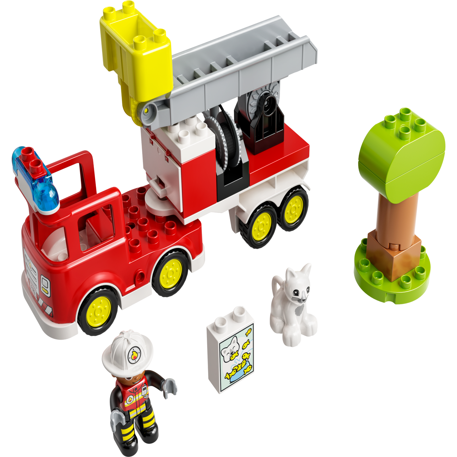 10969 - LEGO® DUPLO - Le camion de pompiers LEGO : King Jouet, 1er Age LEGO  - Jeux de construction