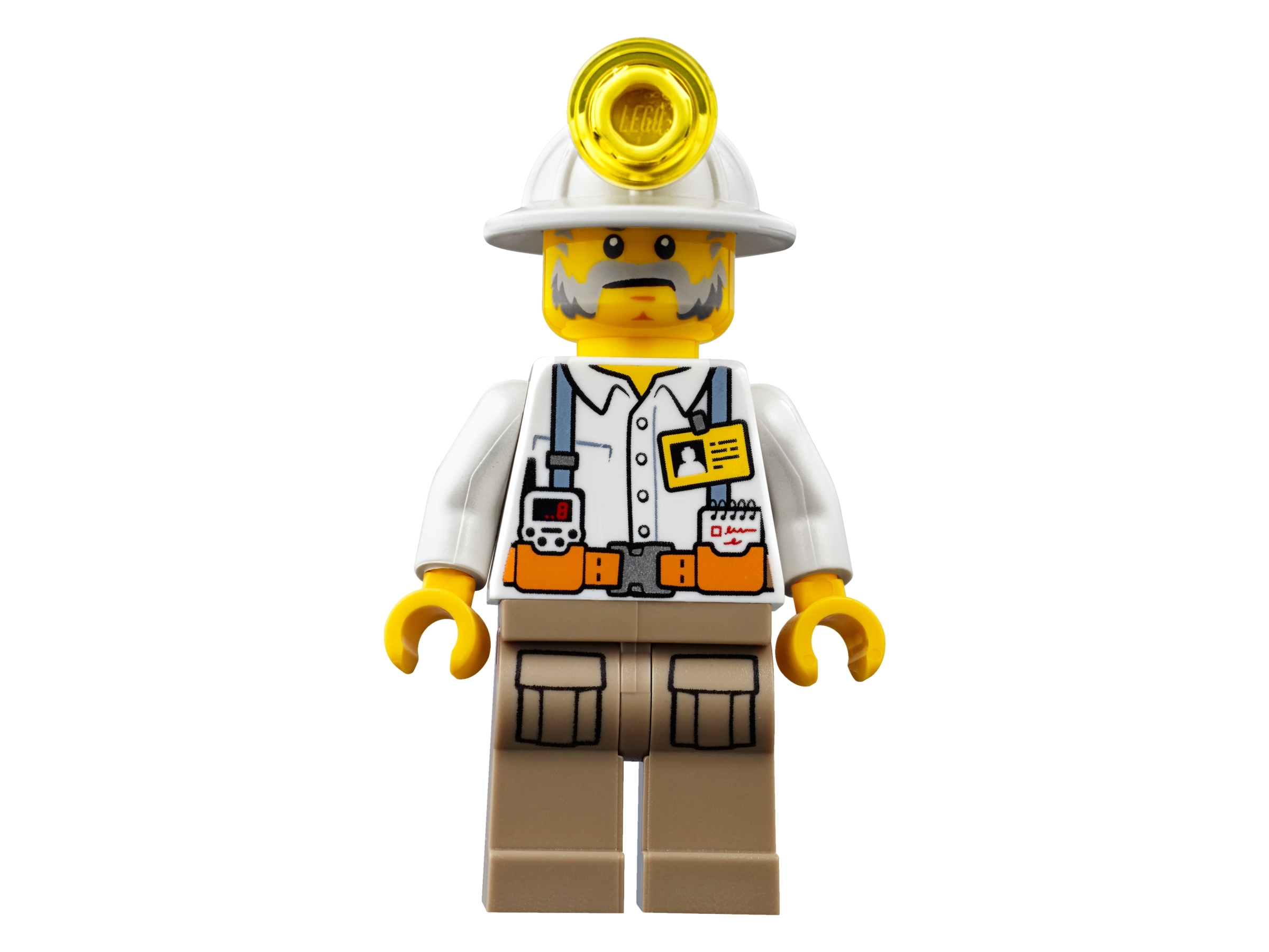 new LEGO City Miner with accessories Minifigure 