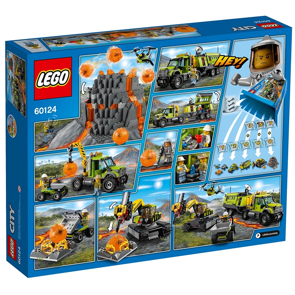 Volcano Exploration Base 60124 | City | Buy online at the LEGO® Shop US
