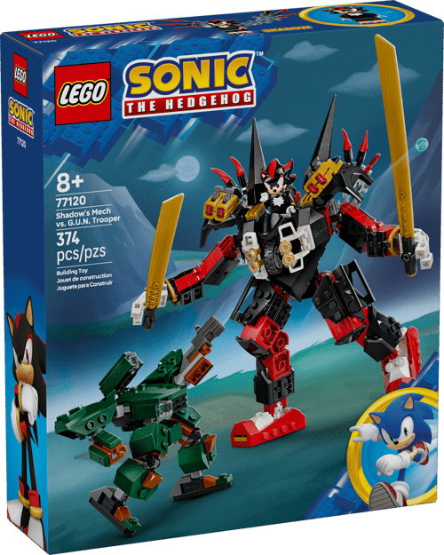 Lego Sonic the Hedgehog 77120 Shadow’s Mech vs. G.U.N. Trooper
