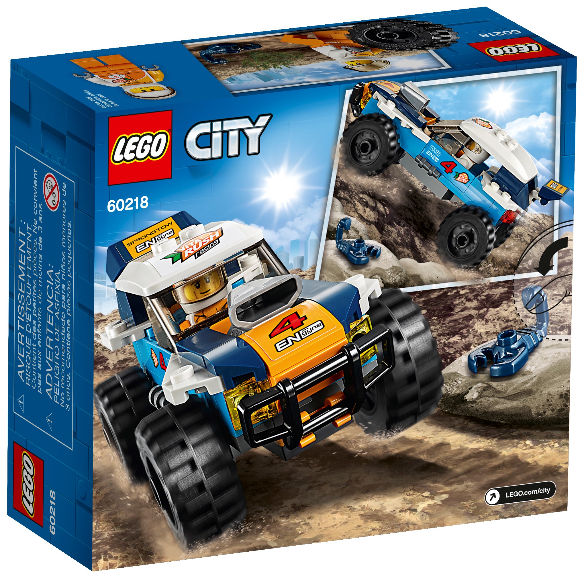 Lego 60218 Lego City Great Vehicles Desert Rally Racer 60218 Building Kit 