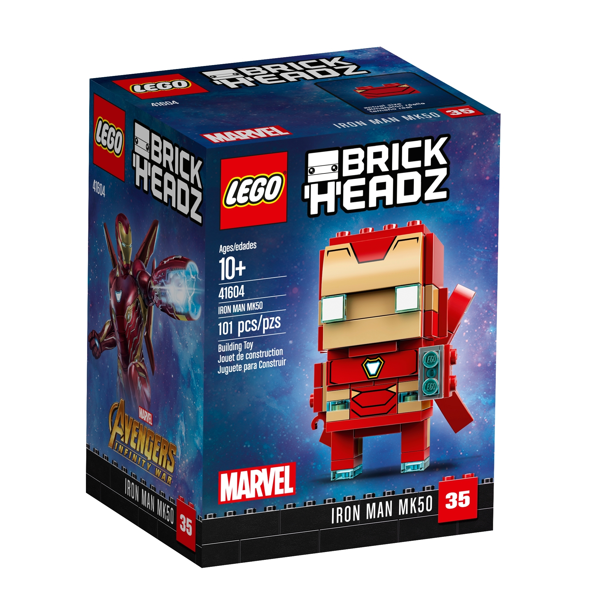 lego brickheadz iron man instructions