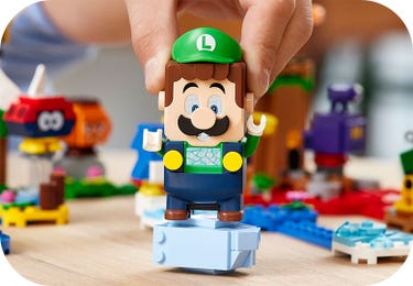 Luigi Super Mario Lego Starter Set Amazon LEGO 71440 Adventures