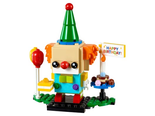 LEGO 40348 - Fødselsdagsklovn