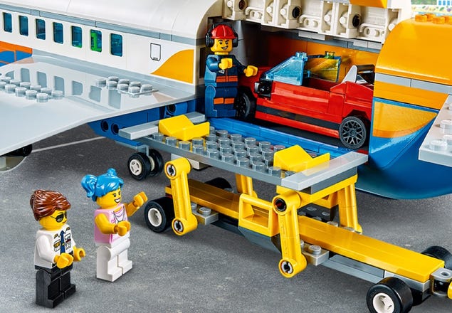 LEGO City Passenger Airplane 60262, With Radar Tower, Airport Truck