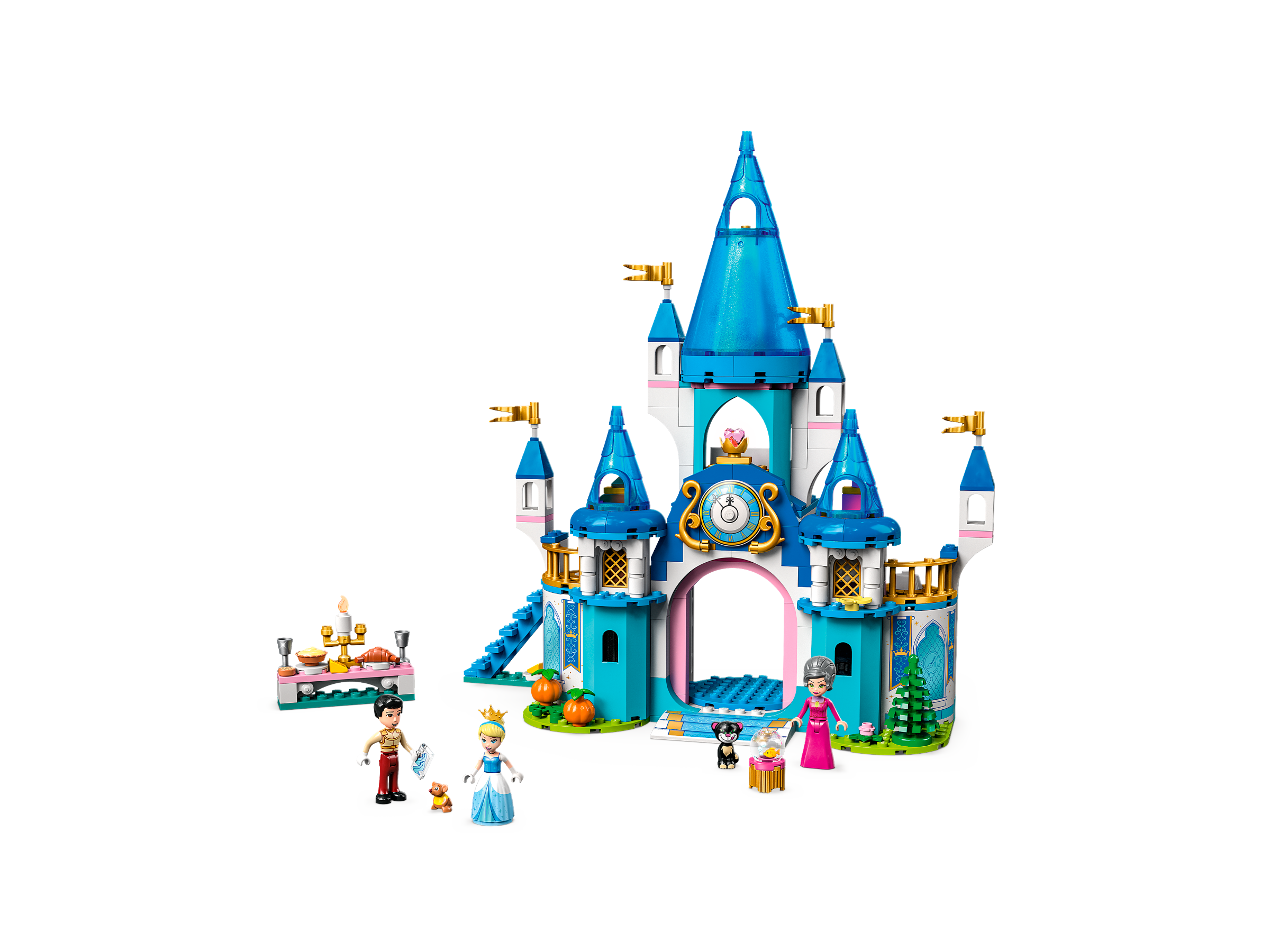 Cinderella and Prince Charming's Castle 43206 | Disney™ | Buy online at the LEGO® Shop