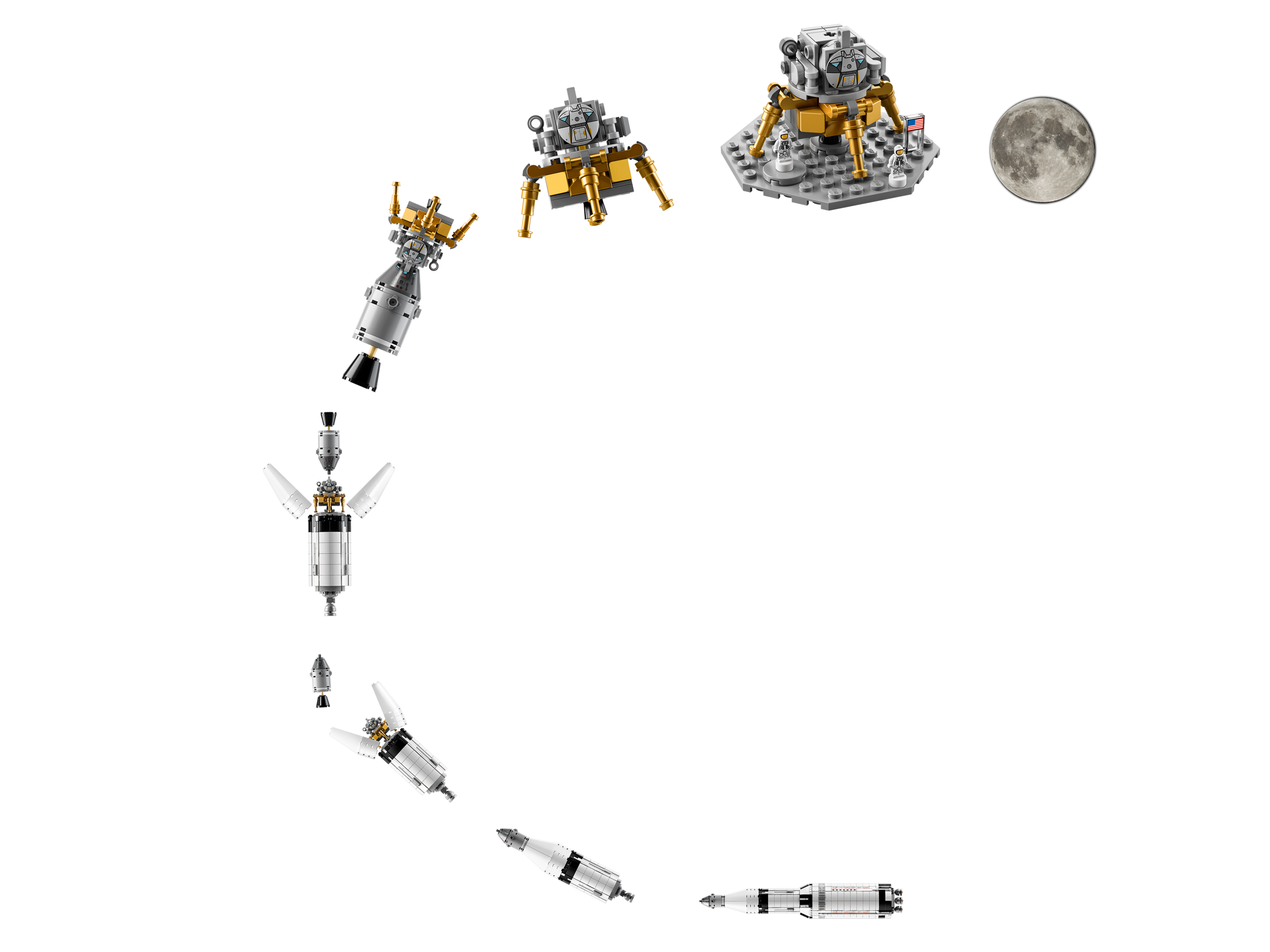 Svømmepøl linned Ekspedient LEGO® NASA Apollo Saturn V 92176 | Ideas | Buy online at the Official LEGO®  Shop US