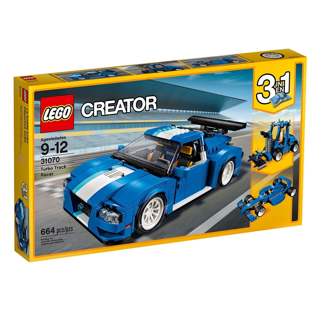 medarbejder sengetøj Kapel Turbo Track Racer 31070 | Creator 3-in-1 | Buy online at the Official LEGO®  Shop US