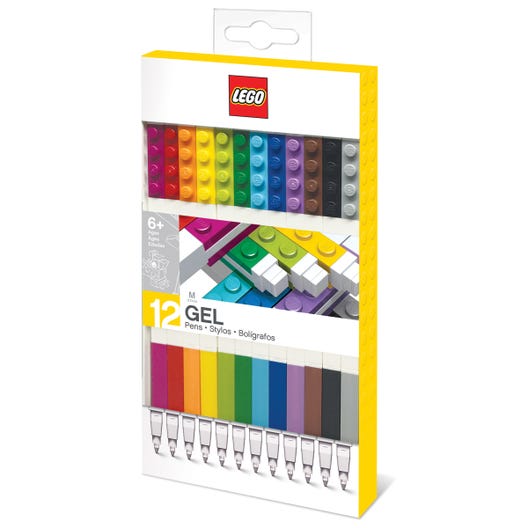 LEGO 5005964 - Sæt med 12 gelpenne