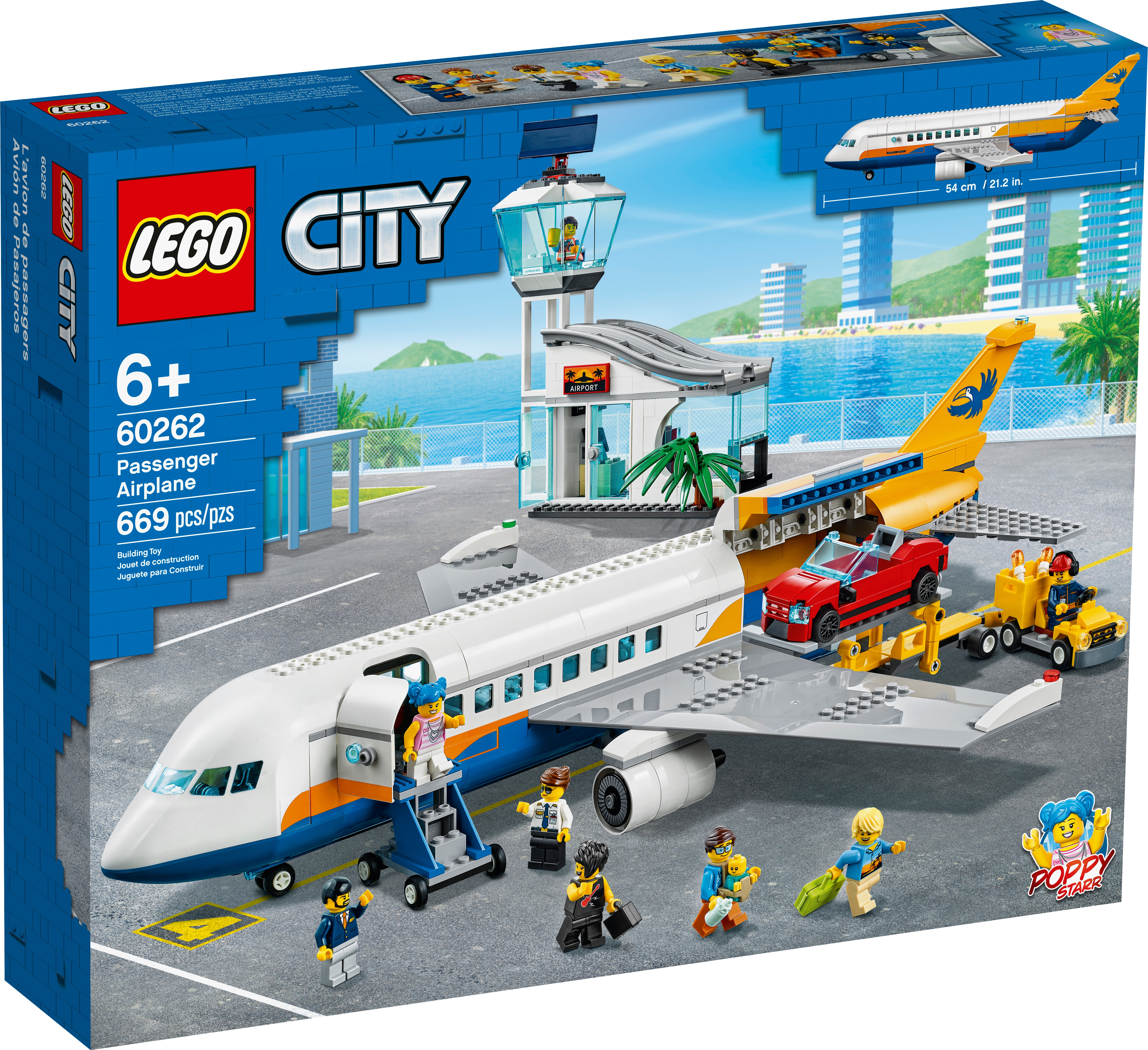 sladre Distribuere noget Passenger Airplane 60262 | City | Buy online at the Official LEGO® Shop US